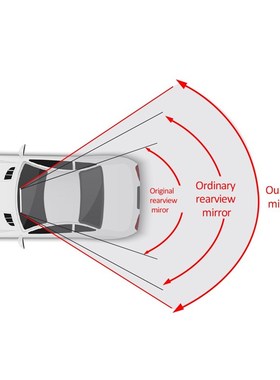 LEEPEE Car Rear View Mirror Car Interior Accessories 300mm L