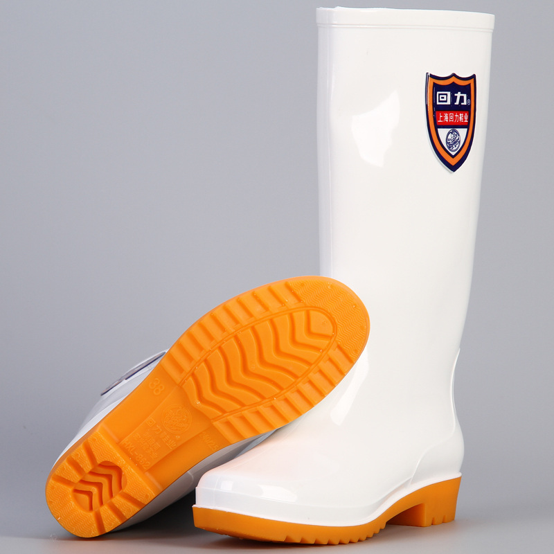 食品靴白色雨鞋男中筒高筒食品卫生靴防水防滑耐磨低帮水鞋浅口鞋