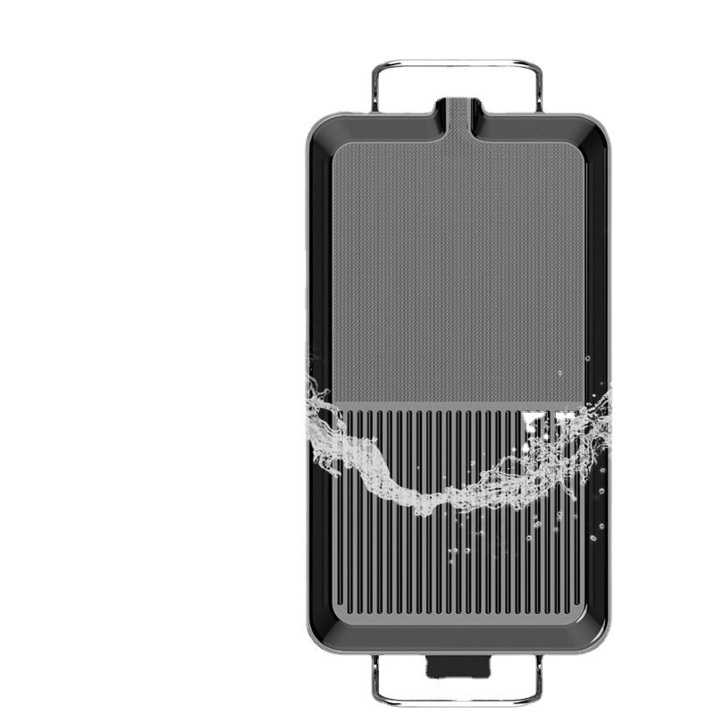 新促韩式家用电烧烤炉多功能无烟不沾G锅烧烤盘铁板烧烤架牛排机