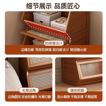 床头柜小型家用卧室床边收纳柜非实木置物架多功能柜X子新款储物