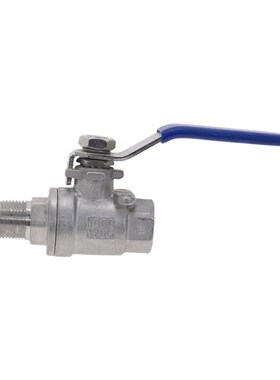 1pcs Ball Valve BSP 1/4'' Male x Female Thread 2 Piece SS 3