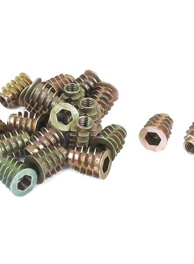 20 pieces M6x 15mm hexagon socket screw thread insert nut fo