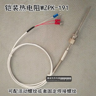 热电偶WRNK WZPK 铠装 191 PT100型 探针温度传感器电偶 K型