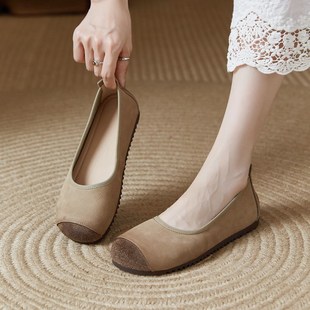 新款太极拳太极鞋十方鞋女真皮牛筋底太极鞋禅修修行拜佛穿的鞋子