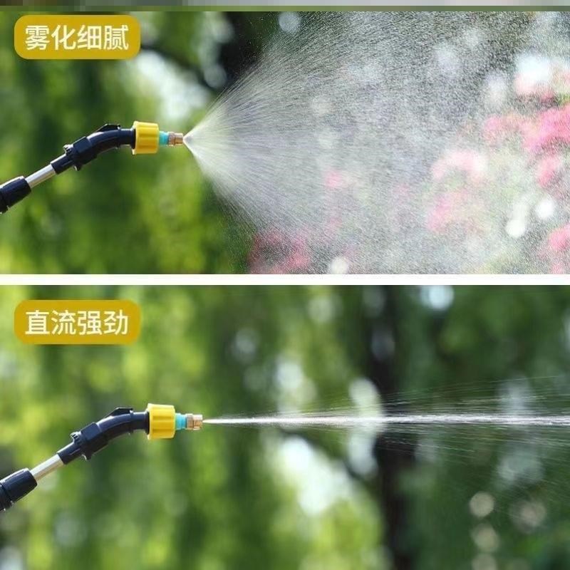 便携式喷雾器打农药全自r动电动可伸缩喷枪浇花充电式消毒新款打