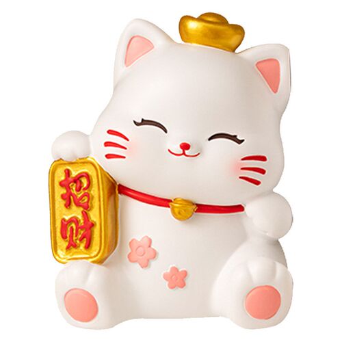 招财猫可爱治愈系小摆件家居装饰品办公室桌面书立架Y女生生日礼