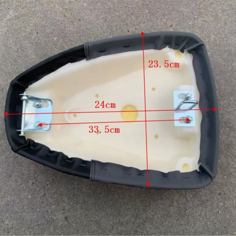 网红电动车坐垫载重王越野者电瓶车加厚白料座桶座包总成杂物箱坐