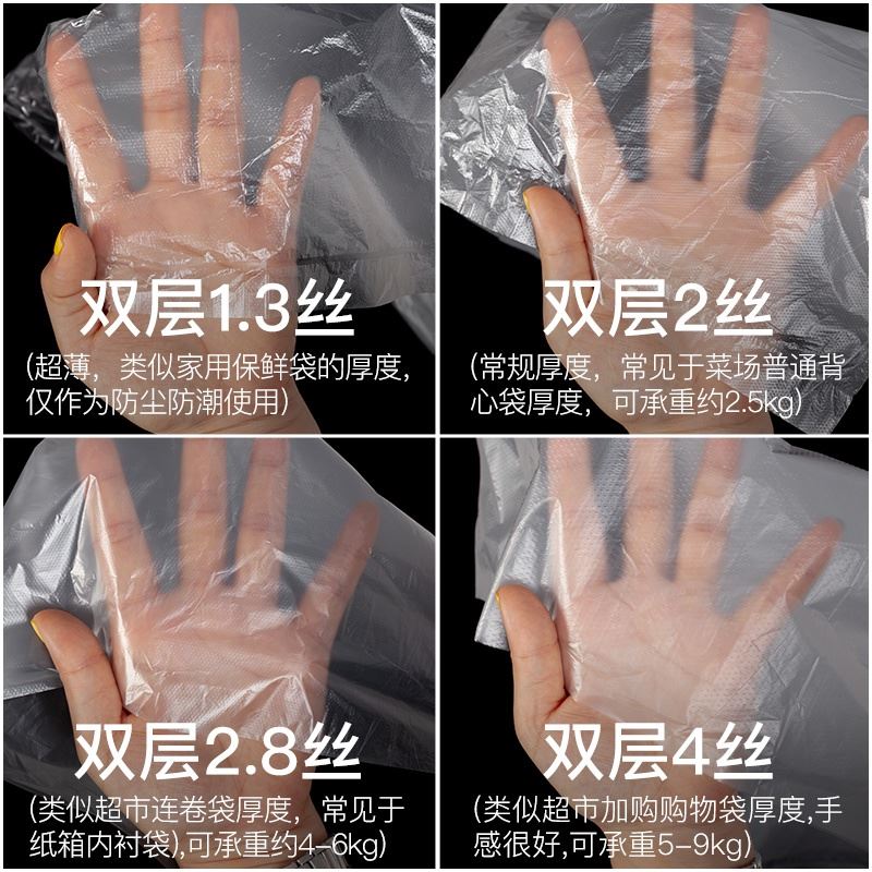 现货i塑料袋e大号pe平口r袋防尘防潮袋装被子小号薄膜袋定制低压2