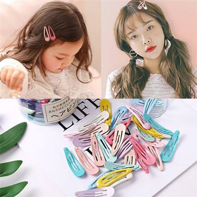 推荐3-40Pcs 5cm Snap Hair Clips for Hair Clip Pins BB Hairpi