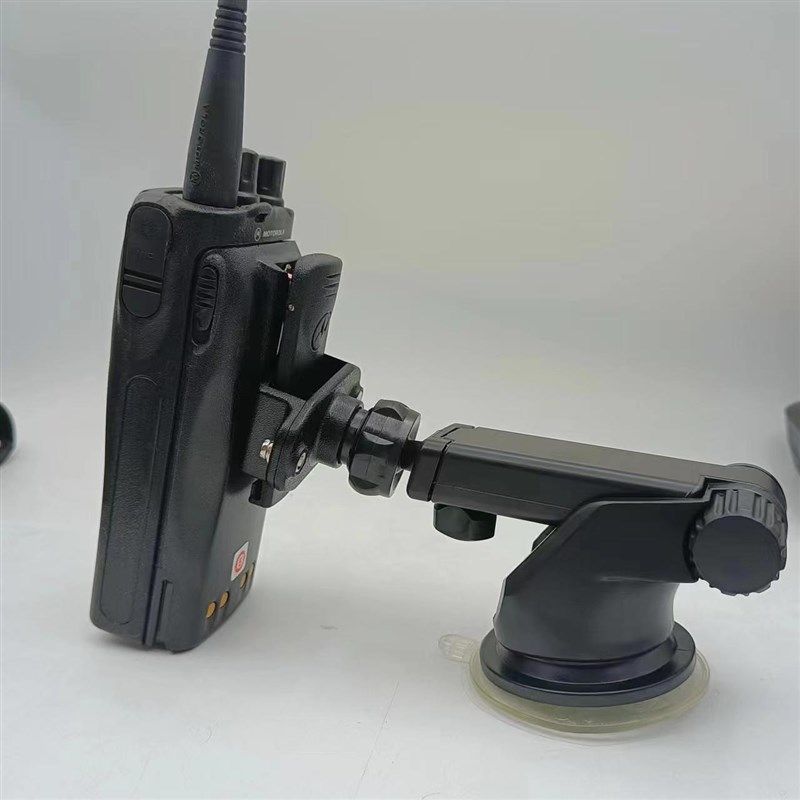 手台对讲机车载支架 对讲机车载置放夹手台固定架 对讲机车载托架
