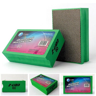 Diamond Hand Polishing Pad Foam Backed Glass Polishing Pad S