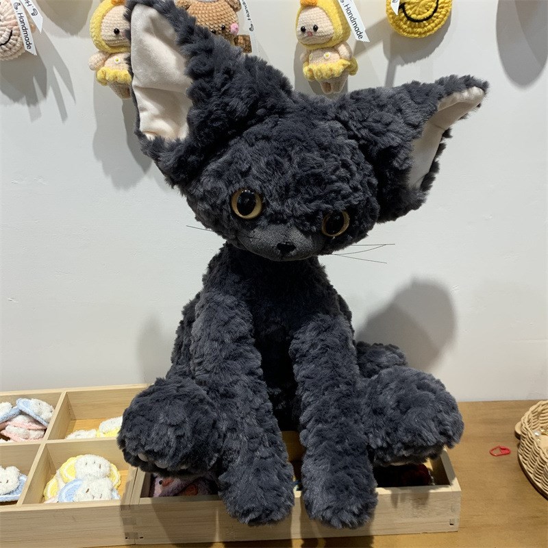 网红德文猫毛绒玩具现货卷毛猫玩偶公仔猫咪陪伴玩偶娃娃生日礼物