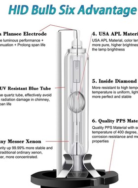 2pcs D1S D2S D3S D4S 4300K 5000K 6000K 8000K 10000K 12000K H