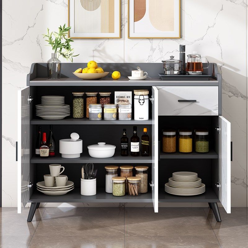 餐边柜现代简约客厅靠墙一体家用茶水柜实木生态板厨房岩板储物柜,住宅家具,餐边柜,淘宝优惠券,粉丝福利购,淘宝优惠卷