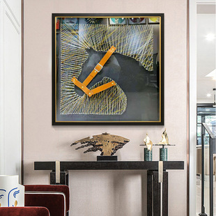 手工绕线钉子画实物立体装饰画客厅沙发背景墙挂画饭厅挂画玄关画