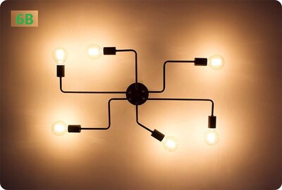 Modern LED Ceiling Chandelier Lighting Living Room Bedroom C