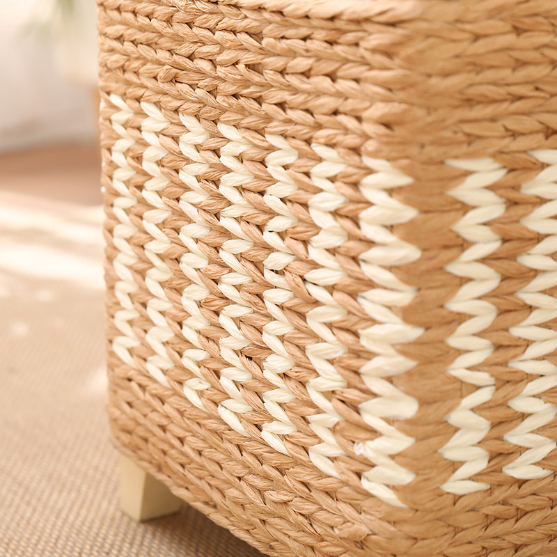 藤编坐凳收纳凳储物凳子茶几换鞋凳实木板家用可坐人整理箱沙发凳,收纳整理,收纳凳,淘宝优惠券,粉丝福利购,淘宝优惠卷