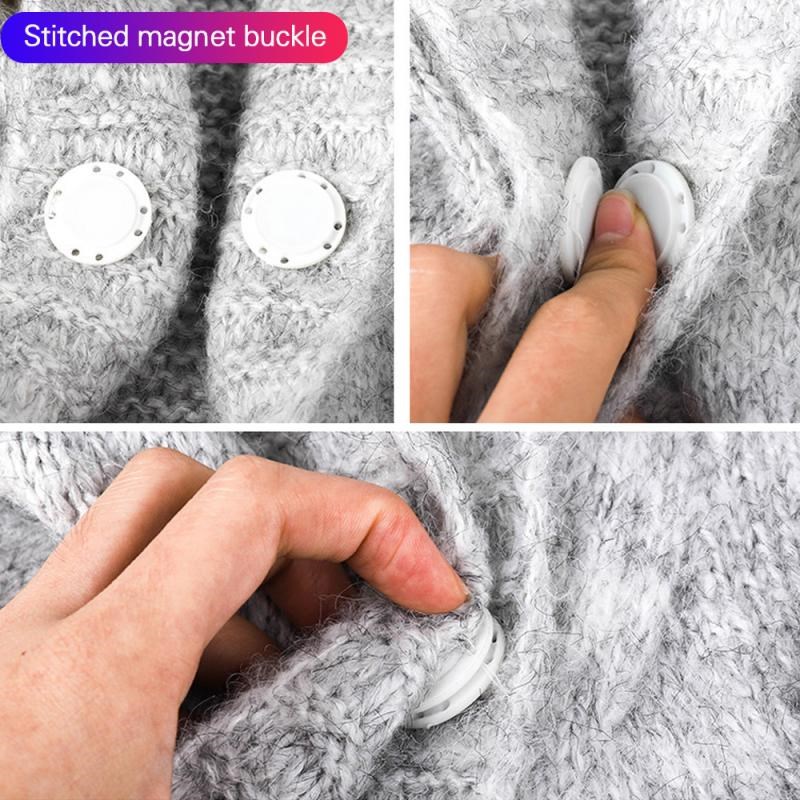 Invisible Magnetic Buttons Set Magnetic Snap Fasteners Clasp