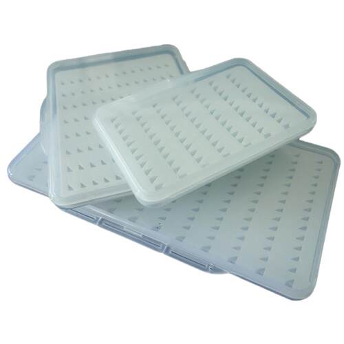 Triangular Foam Fly Fishing Hook Bait Fishing Tackle Box ABS
