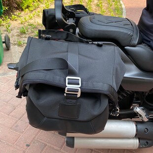 无极cu525无损折叠靠背边包旅行版改装复古头盔包防水帆布包快拆