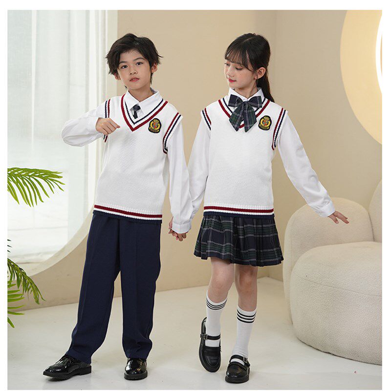元旦小学生校服套装英伦风运动班服儿童演出棒球服幼儿园园服