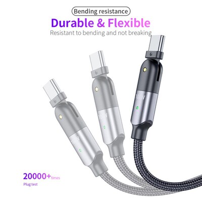 New Dual Type C Fast Charging Cable C To C Data Cable 60W/1