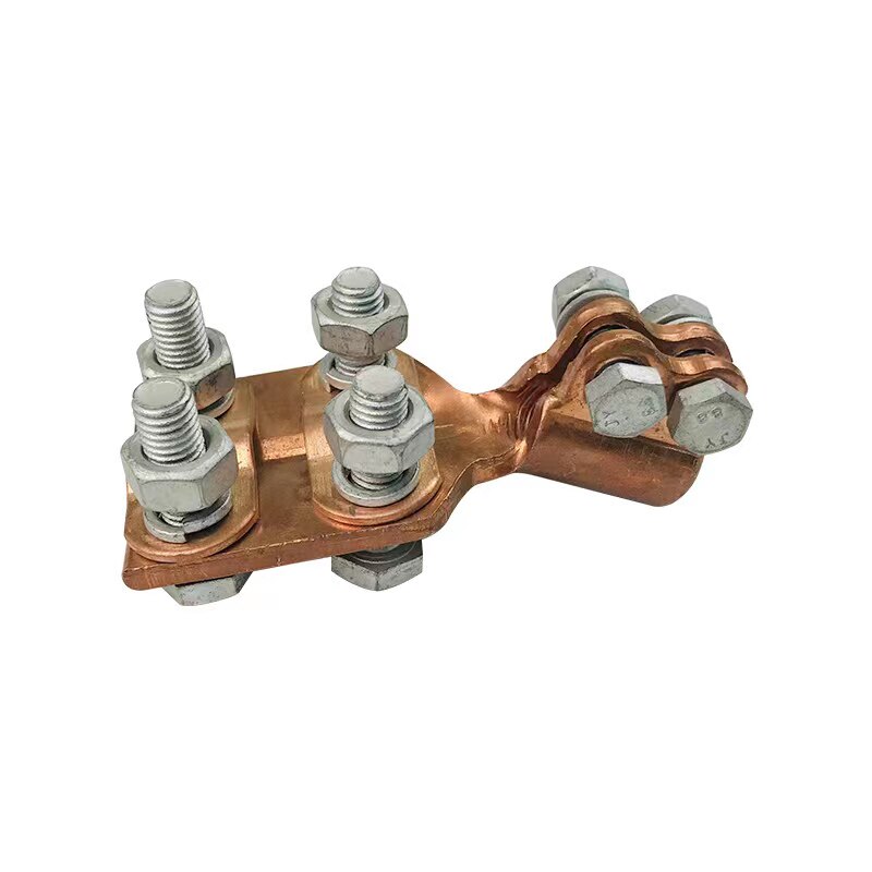 新品变压器接线桩头端子佛手线夹铜铲柱巴掌母板90度直角设备抱箍