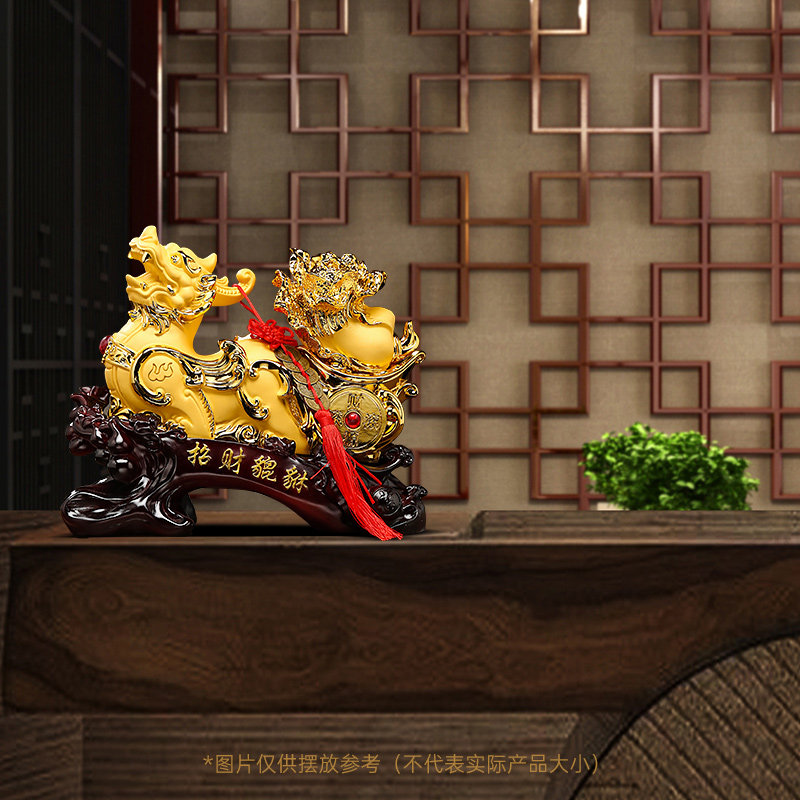 招财貔貅摆件白菜客厅公司办公室前台收银柜台装饰店铺乔迁开业礼,家居饰品,装饰摆件,淘宝优惠券,粉丝福利购,淘宝优惠卷