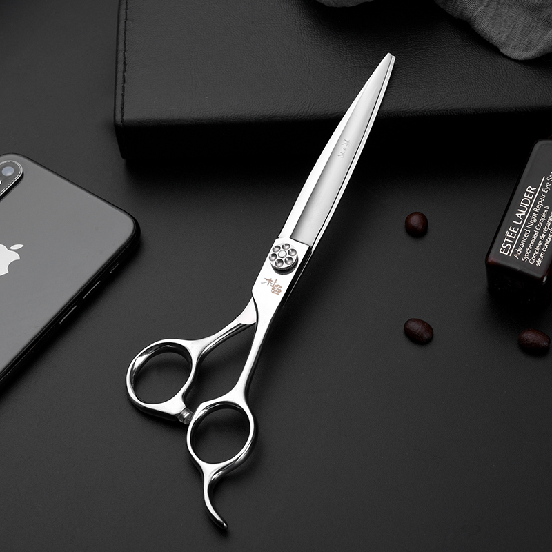 7寸徒手理发美发剪刀大切口直剪综合发型师徒手美发剪