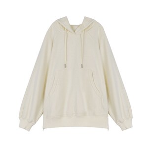 如意 基础款f连帽卫衣女春秋   宽松显瘦质感棉外套上衣2024