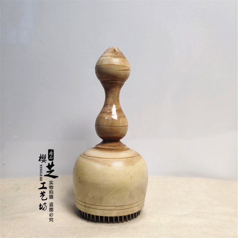 极速发货新疆民族m特色手工艺品馕戳子打馕针工具纯手工实木囊排
