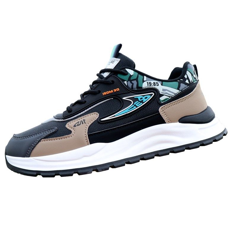 运动鞋男鞋秋冬新款皮面防水休闲鞋潮流百搭防滑软底跑步鞋老爹鞋,流行男鞋,老爹鞋,淘宝优惠券,粉丝福利购,淘宝优惠卷