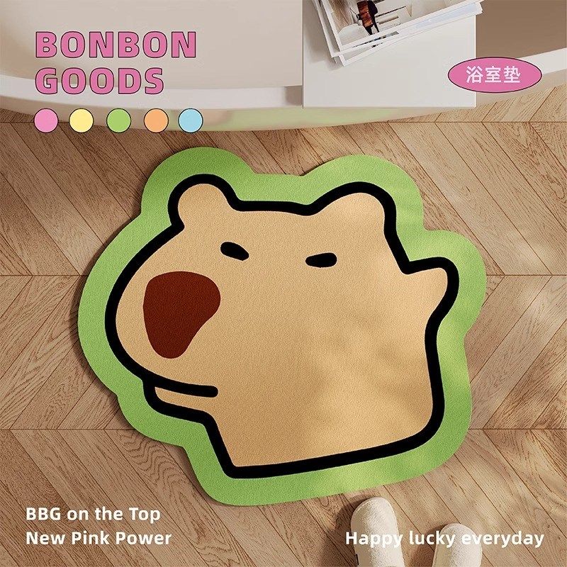 进口品质tiptoe快下水鸭 浴室硅藻泥地垫耐脏家用玄关进门卫浴室