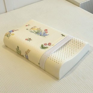 儿童乳胶枕头6岁以上小学生天然橡胶枕芯3岁幼儿园宝宝四季 通用10