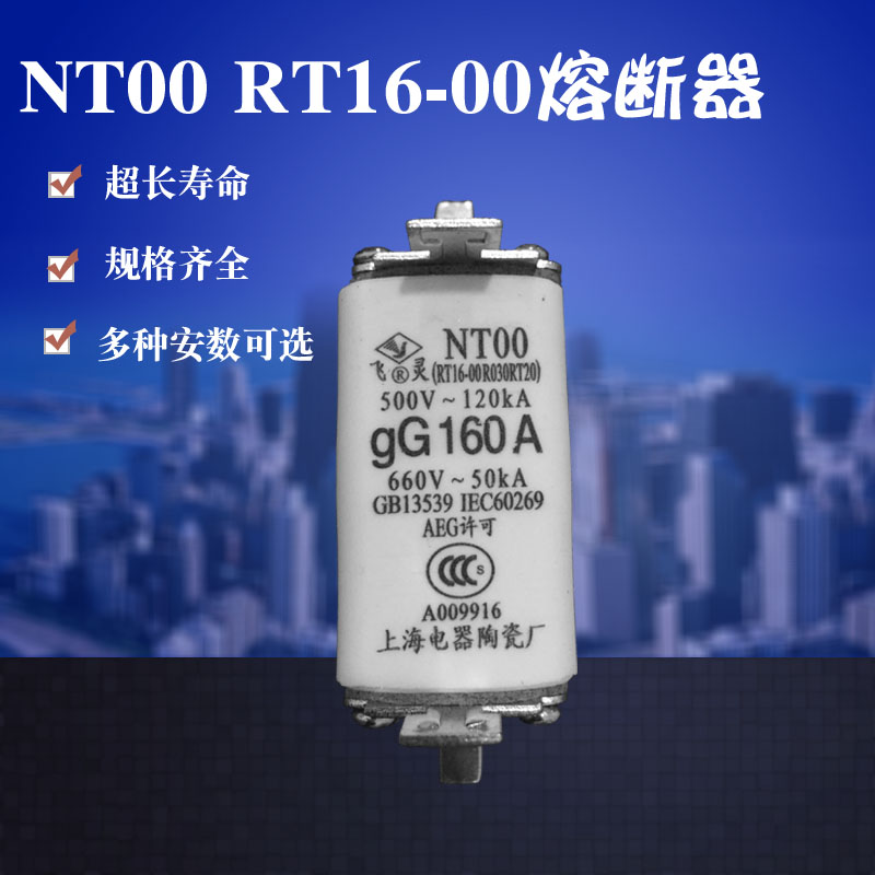 飞灵R030 NT00 NTOORT36 RT20 RT16-00 160A125A 100A熔断器 熔芯