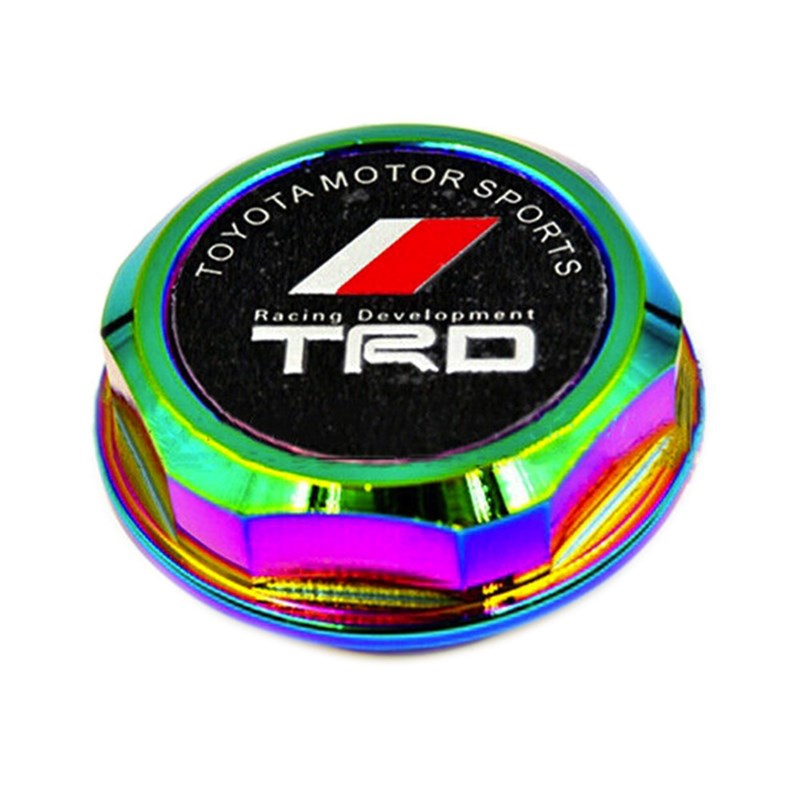 1PCS TRD Racing Engine Oil Filler Cap Oil Tank Cover Alumini-封面