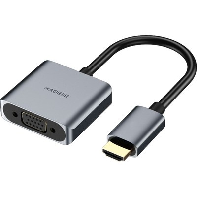 Hagibis HDMI to VGA Adapter 1080P Cable Male To Famale Conv