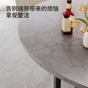 折叠桌子家用10人餐桌大圆桌小户型简易饭桌可移动多功能折叠圆桌