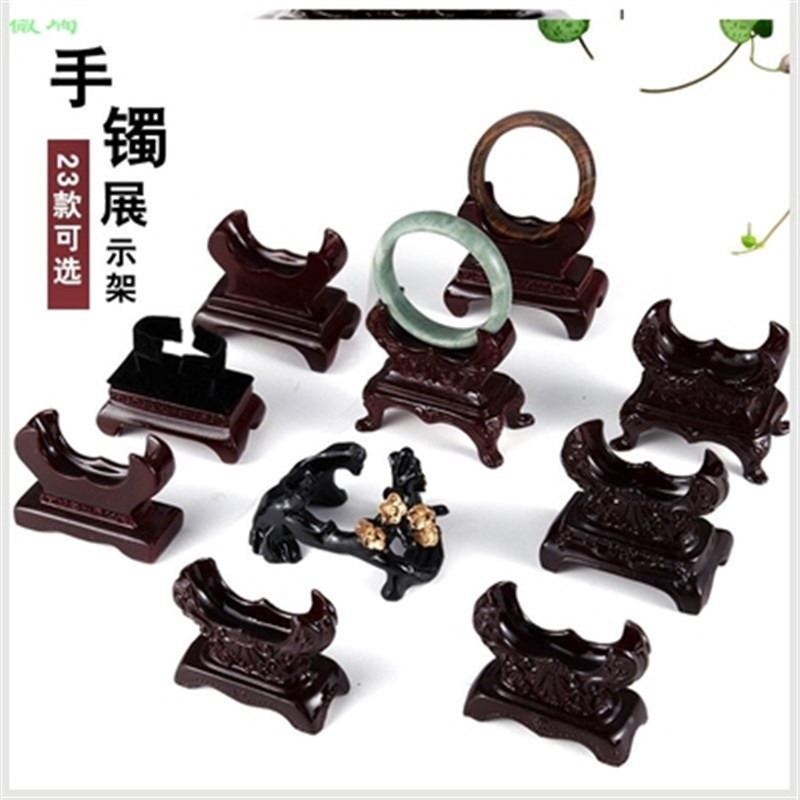 拍照道具摆件饰品手镯简约套w装木质玉器拍摄支架手链耳坠耳饰吊