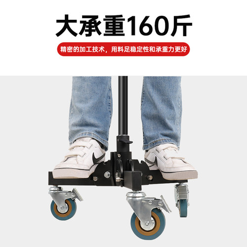 升辉摄影地埋灯架可折叠摄影灯三角架横臂灯架影视架吸顶灯斜臂架