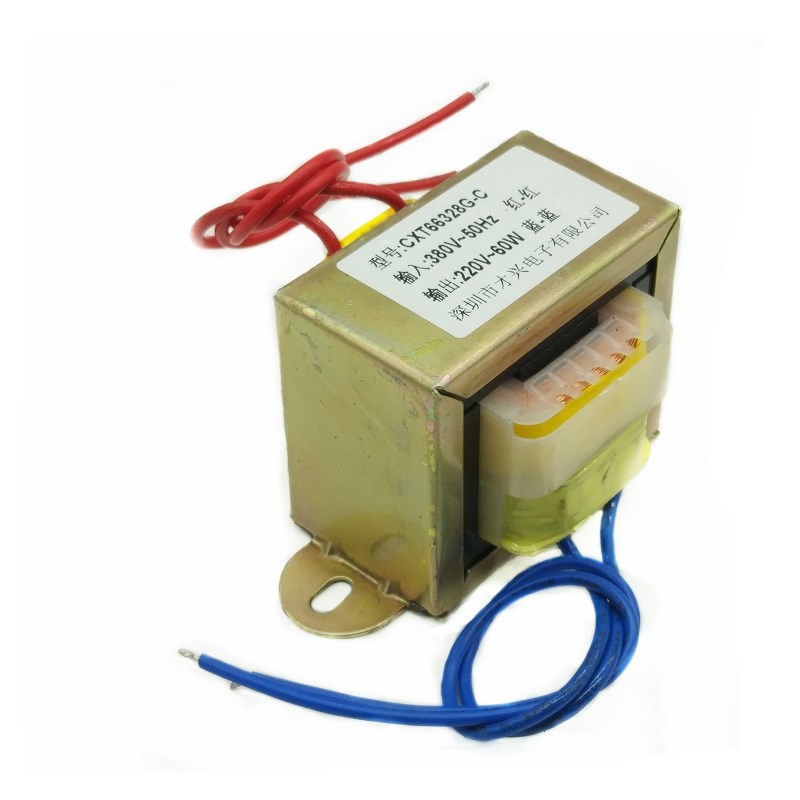 EI66电源变压器 DB-60VA/W 380V转220V 单相380V 270mA 隔离变压