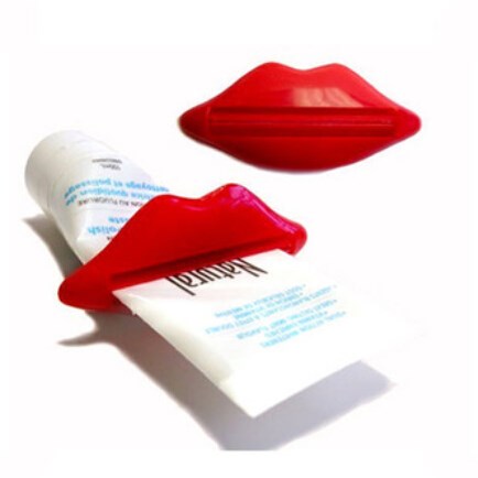 2pcs/lot  Creative Red Lips Toothpaste Squeeze Multi-purpose