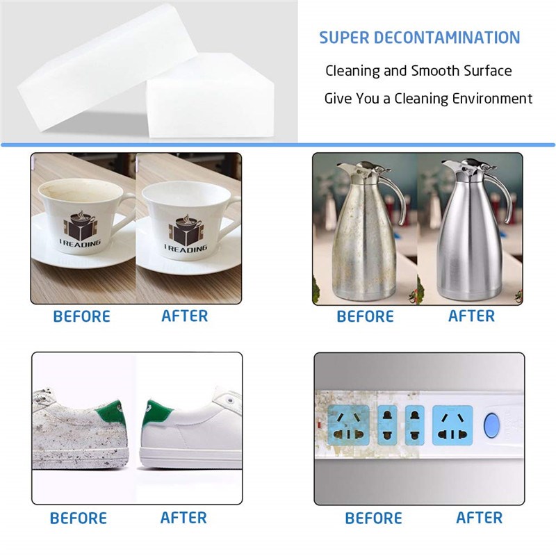 20/50/100Pcs Sponge Melamine Foam Cleaning Eraser Home Kitc-封面