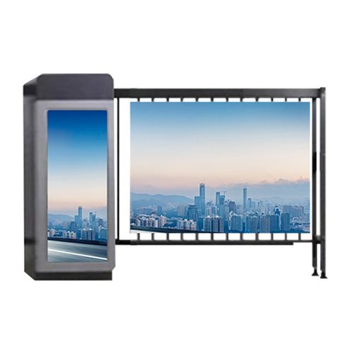 停车场车牌识别广告道闸一体机小区门禁起落杆P车辆闸机系统栏杆