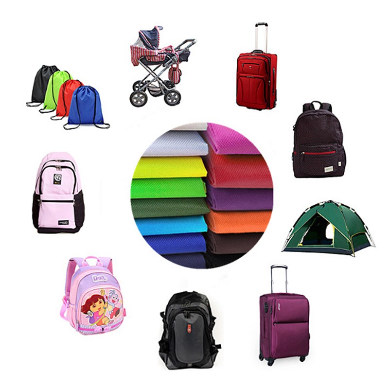 600D涤纶牛津布 PU PVC涂C层背包行李箱面料 加密户外帐篷天幕