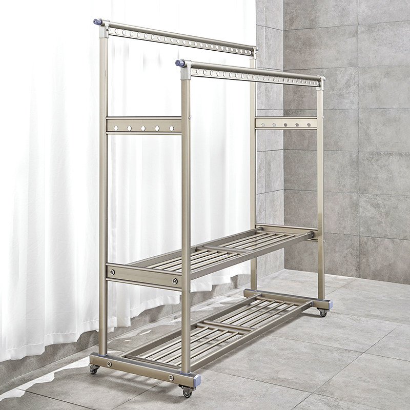 晾衣架落地折叠室内伸缩家用凉衣杆阳台移动晒被子神器室外晒衣架,收纳整理,置地/升降晾晒衣架,淘宝优惠券,粉丝福利购,淘宝优惠卷