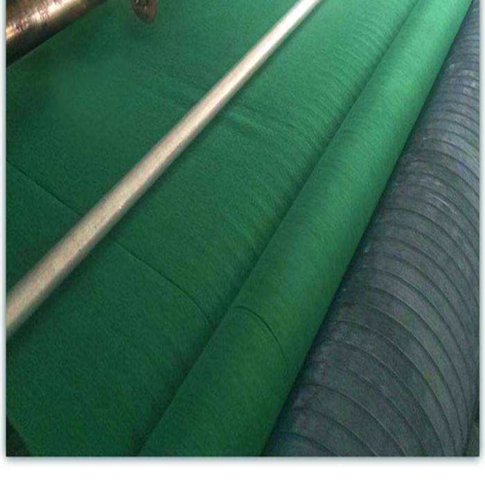 绿色土工布毛毡布盖土布防尘A布建筑工地工程环保防水防尘网
