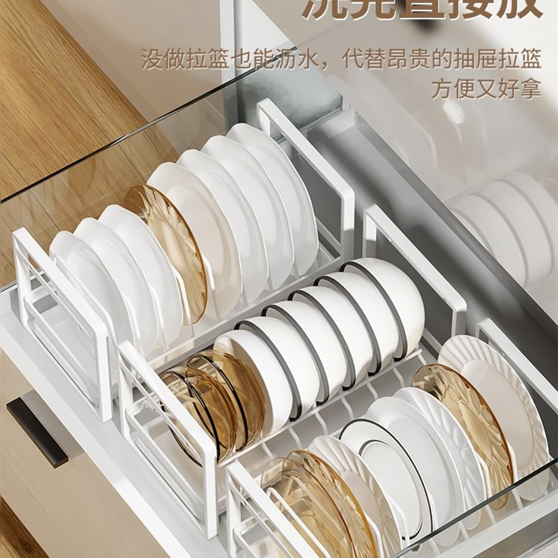 极速installation free bowl and plate storage rack, kitchen s