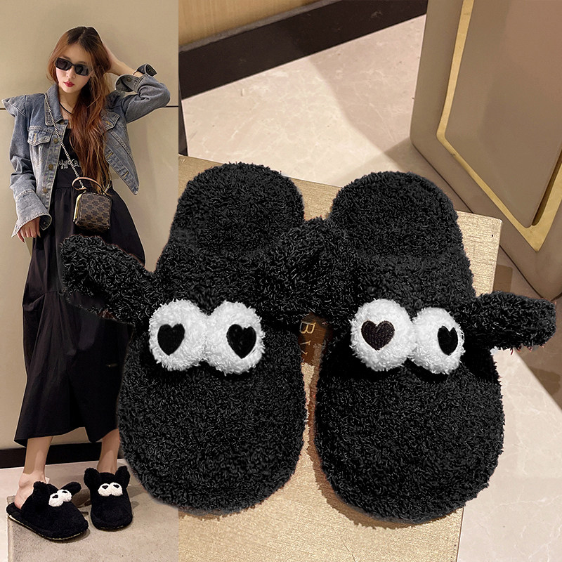 2024新款可爱螃蟹保暖棉拖鞋女冬季室内防滑家居家用毛绒包跟棉鞋,居家布艺,居家棉拖/棉鞋,淘宝优惠券,粉丝福利购,淘宝优惠卷