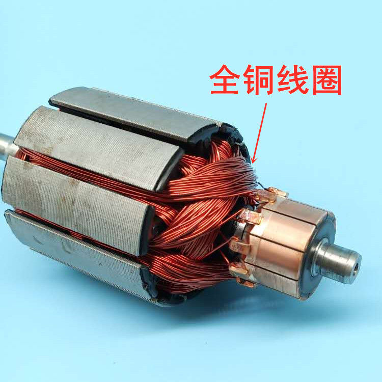 速发潜水泵转子直流配件12V24V48V60V72伏两用通用一二寸铜线电机 农机/农具/农膜 播种栽苗器/地膜机 原图主图